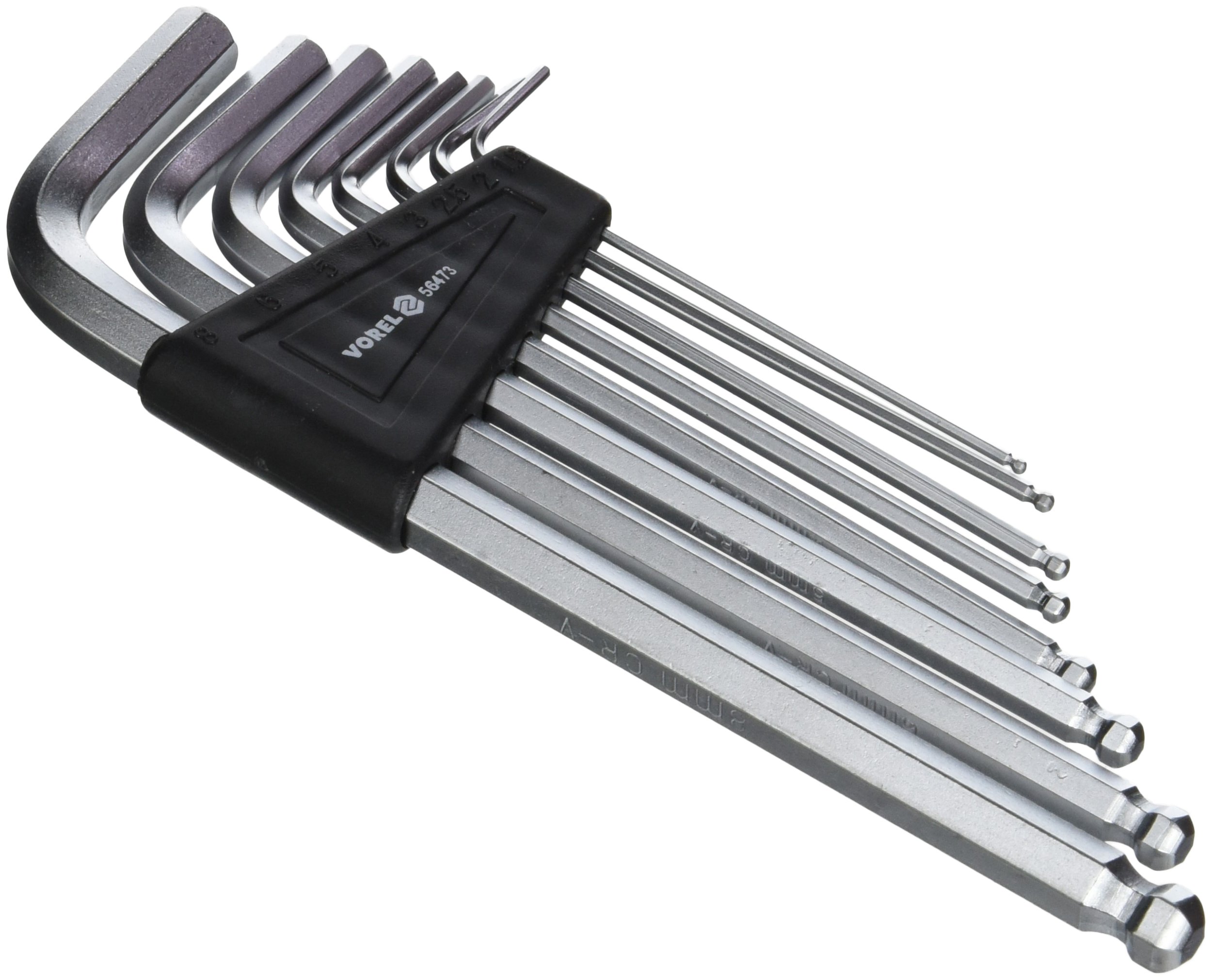 Vorel 56473 Hexagonal Wrench with Ball Set 8pcs 1.5 – 8 mm CRV
