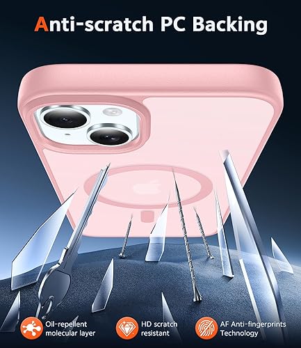 Miniatura 355 de Fntcase Funda para iPhone 15 Plus y 14 Plus de 6.7 pulgadas, magnética, a prueba de golpes de grado militar, antiamarilleo, delgada, protectora