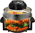 The MegaChef Multipurpose Halogen Oven Air fryer in Black