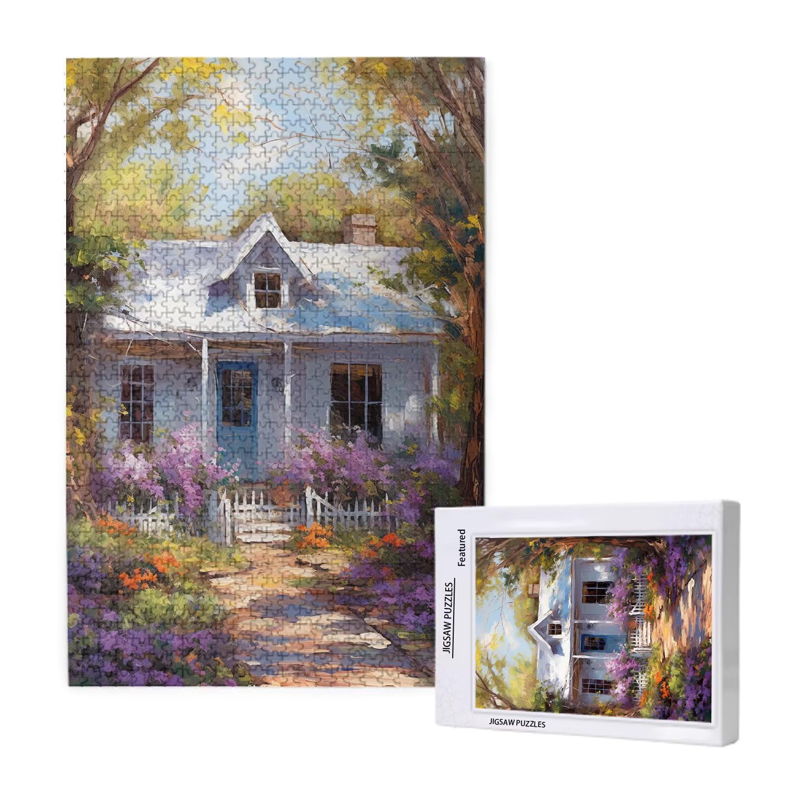 Puzzle Rural Puzzle 2000 Piezas,Paisaje Rompecabezas Desafiante,Juego Puzzles Adultos,Impresión de Alta Definición Colorido Puzzles Madera con Caja de Regalo,Home Decoration,Regalo Mujer,p1337t