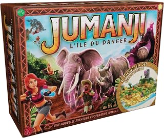 Jumanji Stampede, Brettspiel, 3D-Abenteuerspiel zum Film, Spiel für die ganze Familie, ab 8 Jahren
