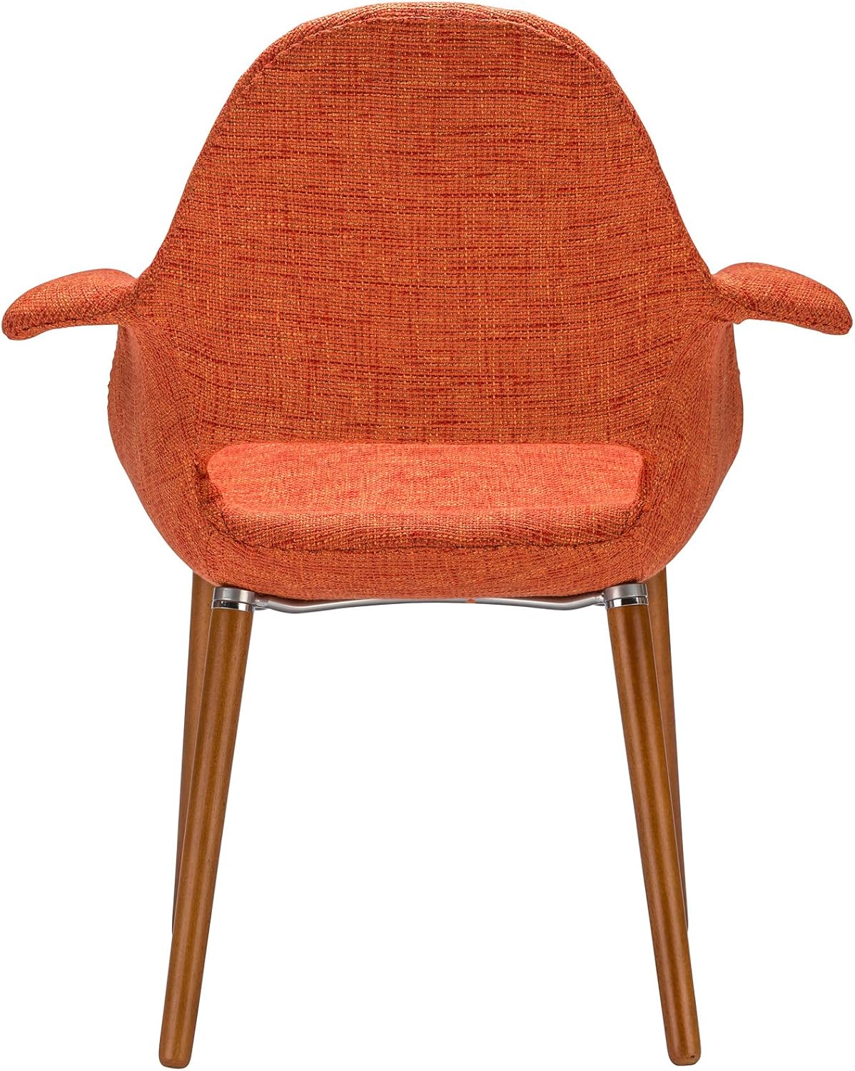 EdgeMod Poly and Bark Barclay Dining Chair in Orange (Set of 2)