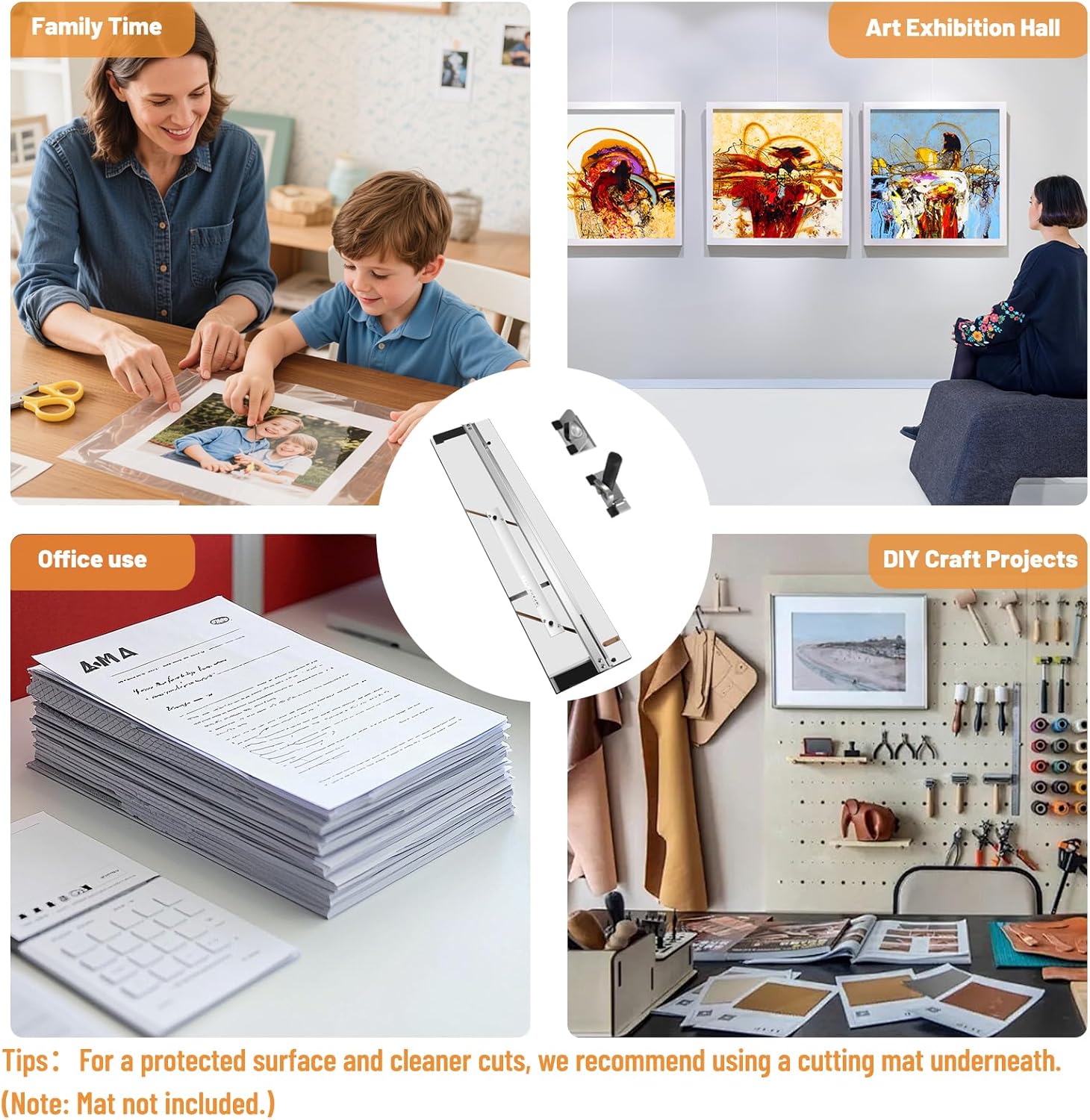 32in Mat Cutter for Framing with Precision Bevel & Straight Cutting Heads,Easy-to-Use Mat Board Cutter for Professional Picture Framing, Ideal for DIY Artwork, Crafts, and Home Décor Projects
