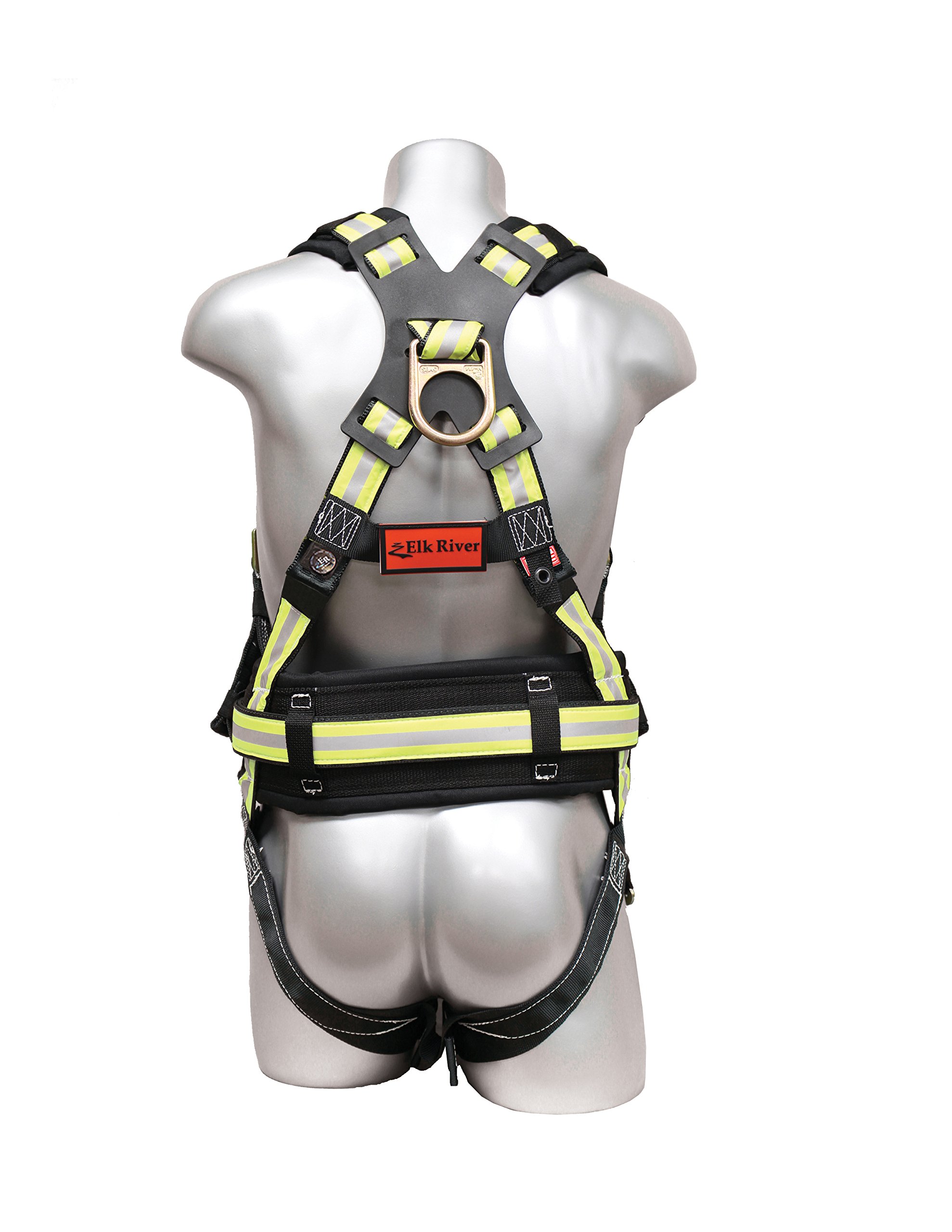 Elk River FireFly Platinum Series Harness with Quick Connect Buckles, 3 D-rings, Polyester/Nylon, Large