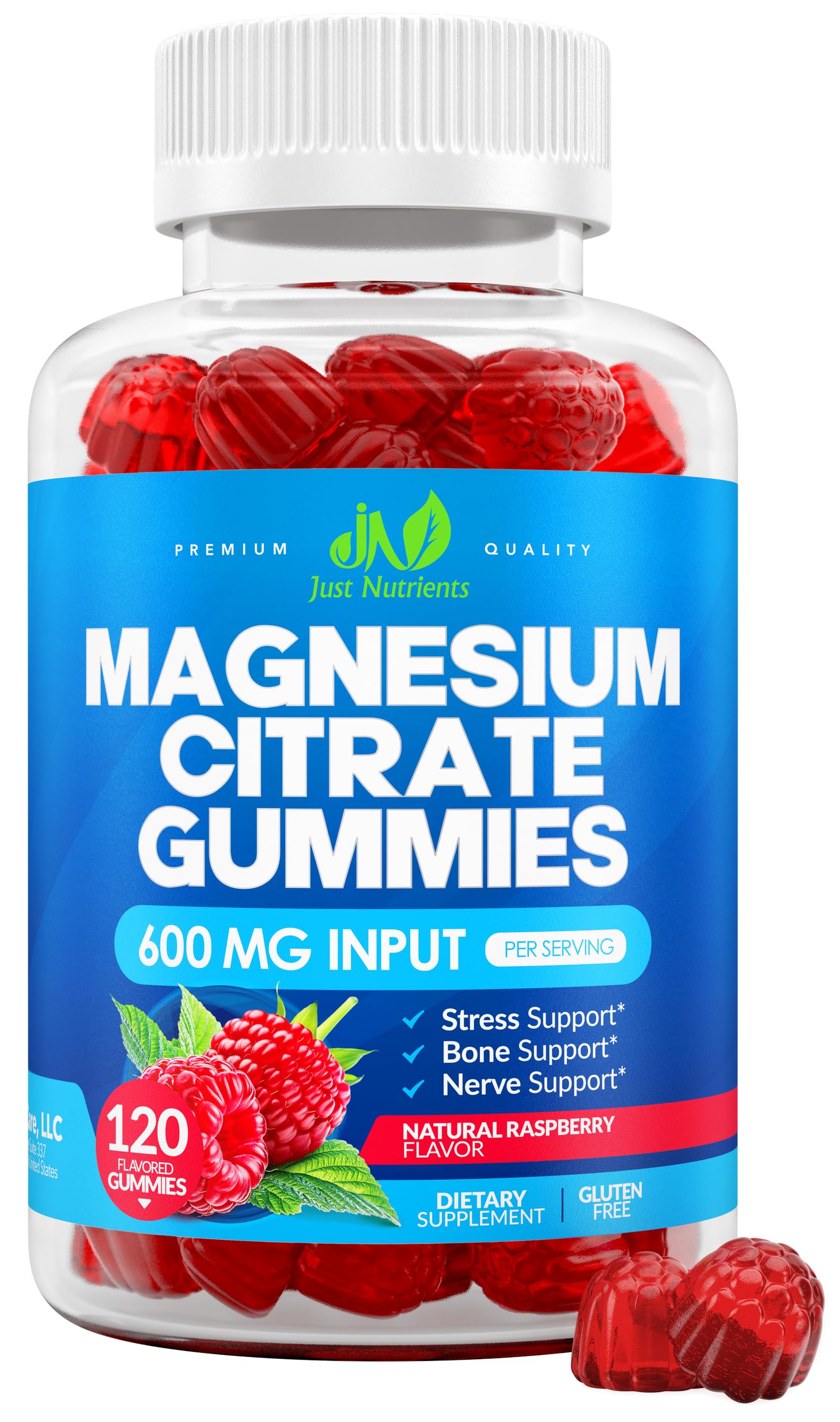 Magnesium Citrate 600mg Gummies (120 Count)