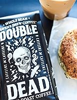 Vista 3 de Raven's Brew Coffee - Double Dead™ - Tostado oscuro, cafeína naturalmente alta (grano entero, 2 lb)