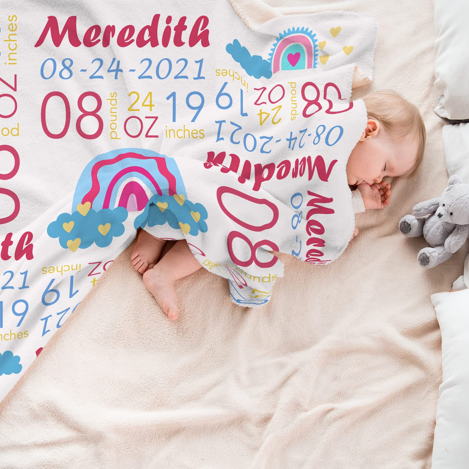 Fleece Personalized Security Blanket Personalized Baby Blankets
