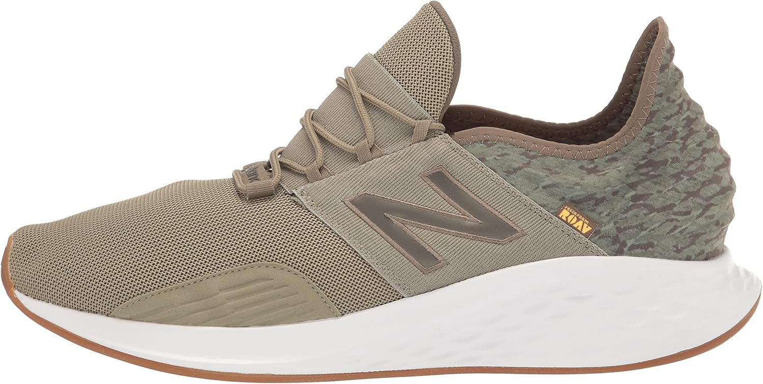 New Balance Men's Fresh Foam Roav V1 Running Shoe, Olive/Green, 18 Wide - Image 10