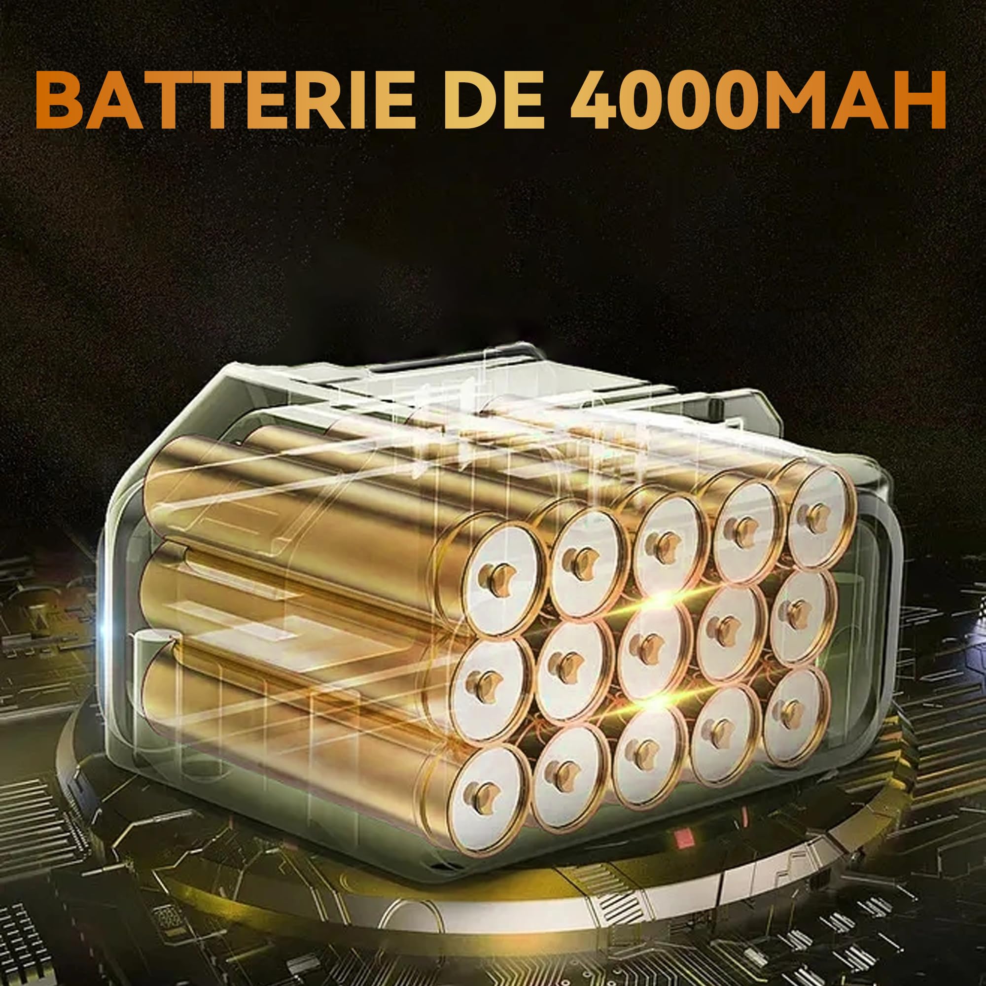 U.S. Solid Appareil de cerclage automatique avec écran LCD, 2 batteries de 4000 mAh pour bandes PP/PET de 13 à 16 mm, machine de cerclage électrique pour boîtes et palettes