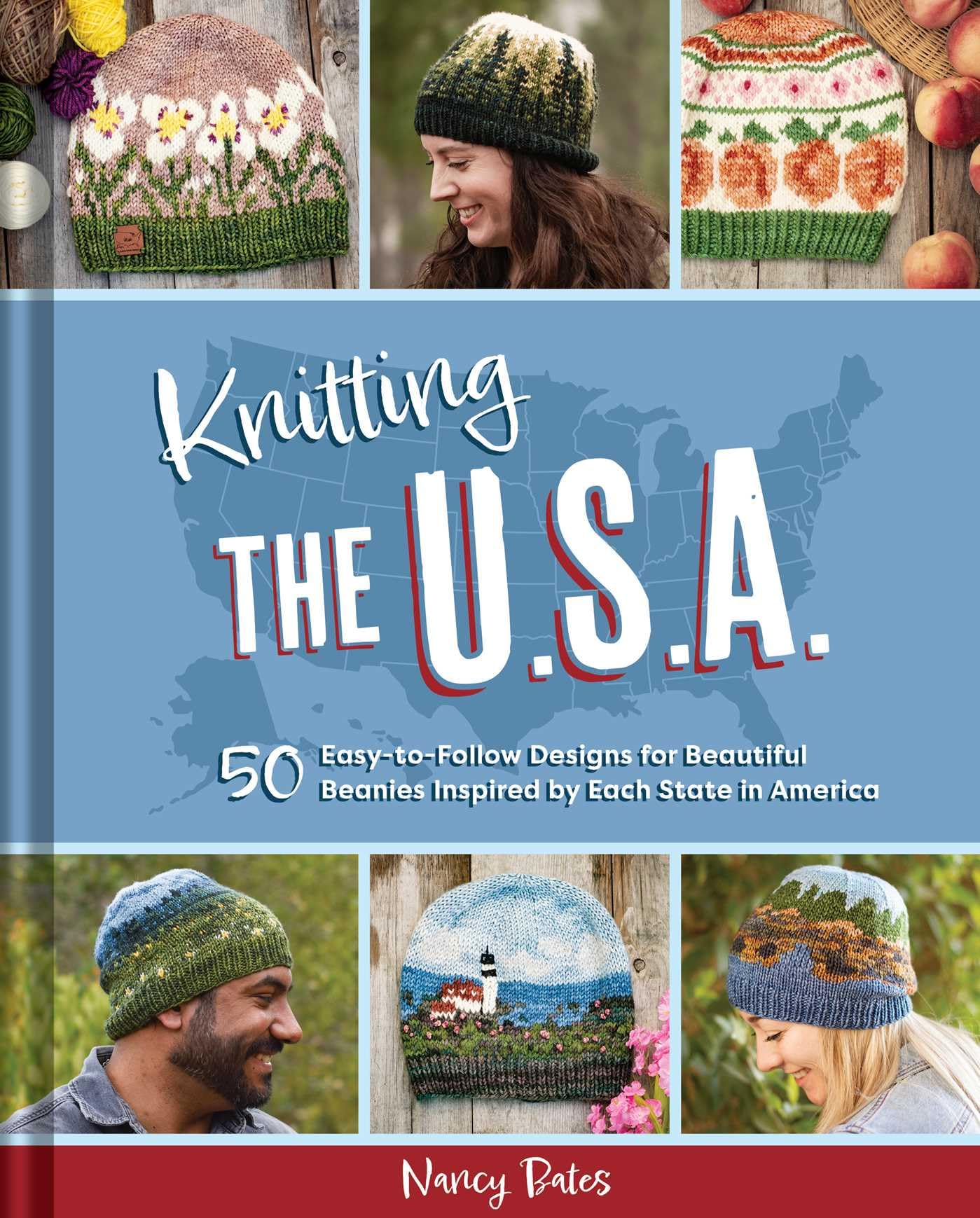 Knitting the U.S.A. by Nancy Bates (Hardback Book)