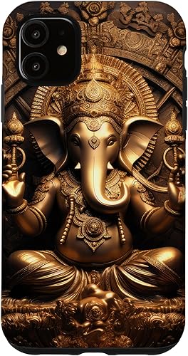 iPhone 11 hindú animal indio Ganesha Dios hinduismo elefante caso