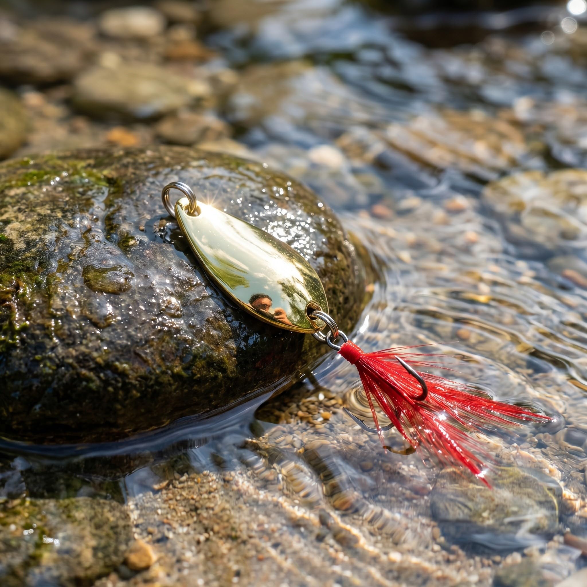 YARNOW 20 esche artificiali a forma di cucchiaio: esche artificiali in ghisa per acqua, realistiche e adatte alla pesca di persici, trote e lucci.