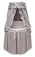 Vista 7 de Cuna de bebé Badger Basket redonda tipo emperatriz, Tradicional, talla única