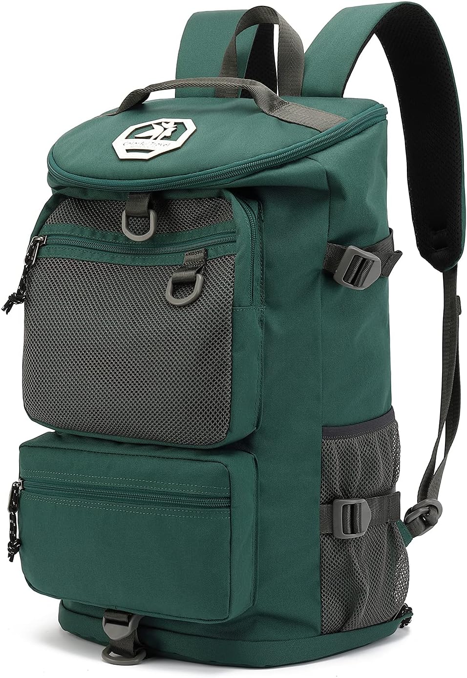 Gym Duffle Bag Backpack 4-Way Waterproof with Shoes Compartment for travel Sport Hiking laptop (Green)