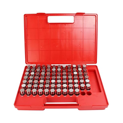 HFS (R) Juego de medidores de pasador de acero Minus (82 piezas (0.751-0.832 pulgadas) M5) - Herramienta de medición de precisión para aplicaciones