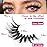 Geeneiya Clear Band Lashes Natural Look Wispy Strip Eye Lashes Pack 15mm Fasle Eyelashes 3D Faux Mink Lashes D Curl, 7 Pairs