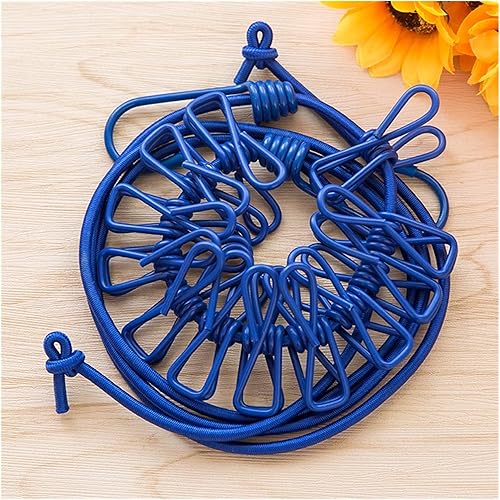 Tendedero portátil resistente al viento para secar ropa tendedero de ropa 1.8M Línea de ropa de viaje retráctil de cuerda de secado de