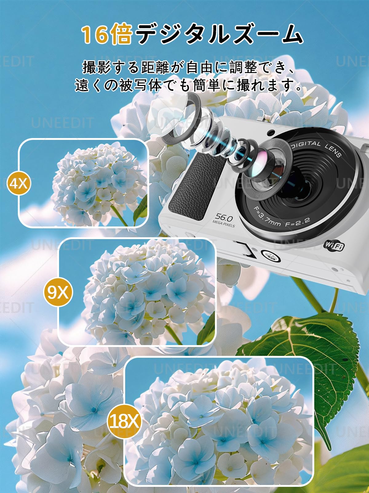 Amazon.co.jp: Digital Camera, 56 Megapixels, 1080P Recording
