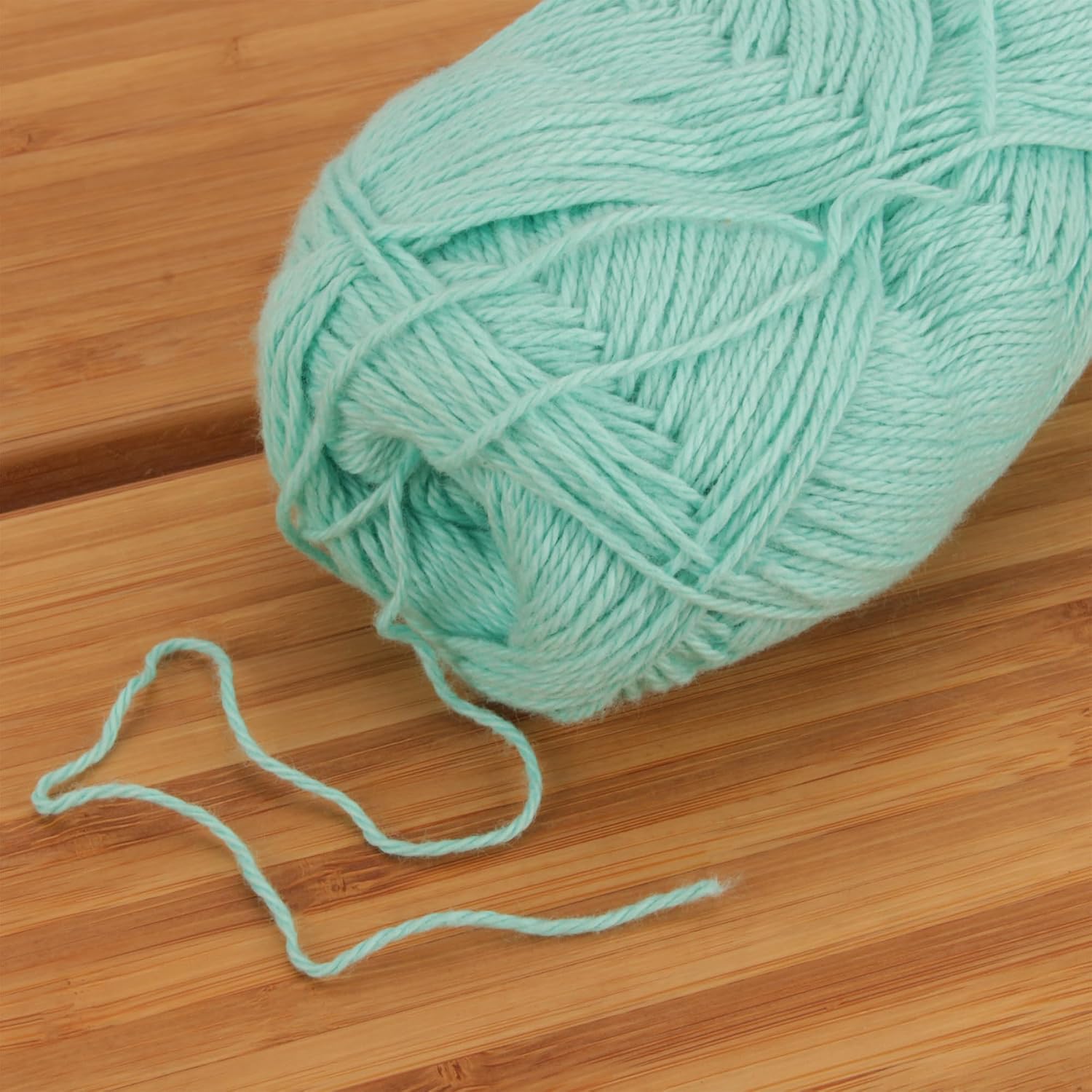 JubileeYarn Cotton Select Yarn - 50g/Skein Sport Weight - Marina Green - 8 Skeins