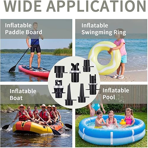 Miniatura 6 de Manguera inflable, adaptador de bomba de aire para inflables, manguera de bomba de aire, accesorios de bomba de aire, reemplazo de manguera de bomba