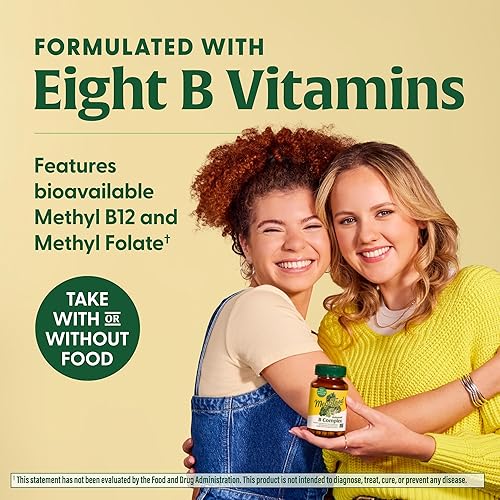 Miniatura 4 de MegaFood Complejo B equilibrado, suplemento vitamínico del complejo B, 8 vitaminas B, incluyendo vitamina B6, vitamina B12, folato, biotina y más