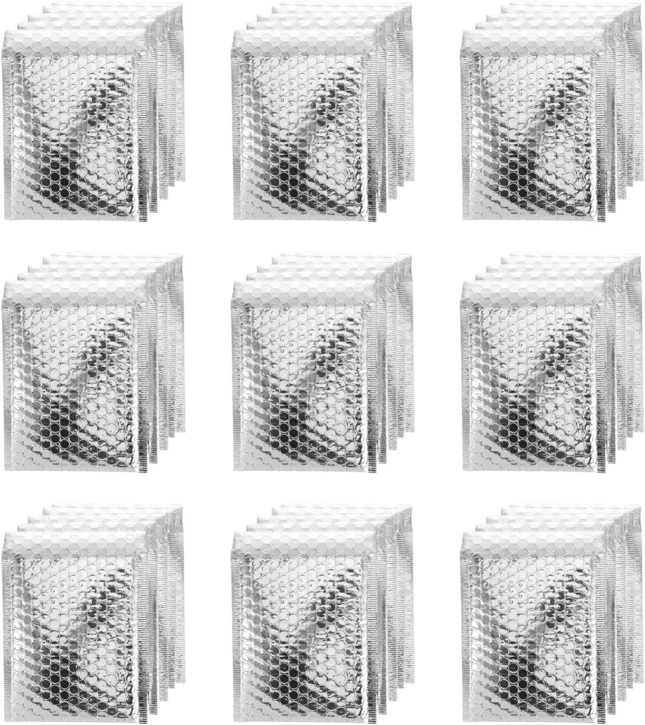100pcs Self-sealing Padded Mailers and Shockproof Bubble Envelopes for Secure Shipping Bubble Mailers for Jewelry Makeup and Items