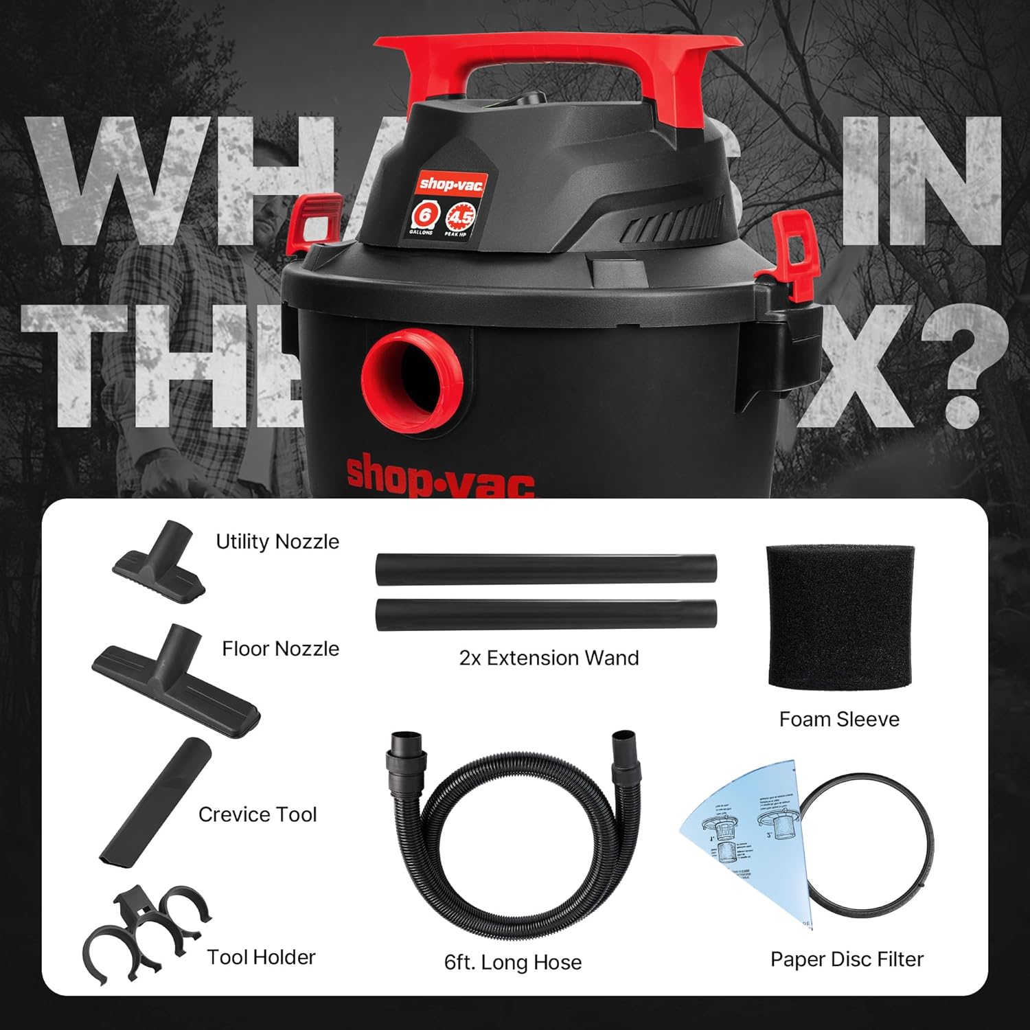 Unleash the Power: Shop-Vac 6 Gallon Wet/Dry Vacuum Review