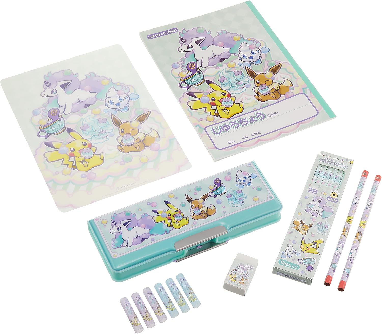 Amazon ポケモンセンターオリジナル 文具セット ケーキでおもてなし アニメ 萌えグッズ 通販