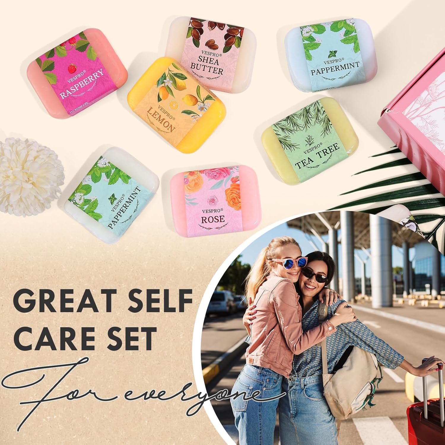 24Pack Natural Bar Soap Gift Set with Olive Extract, Moisturizing, Body Wash & Face, Bulk Gifts for Women, Thank You Gifts, Teacher Appreciation Gifts, Nurse Gifts, Mothers Day Gifts, Travel Size