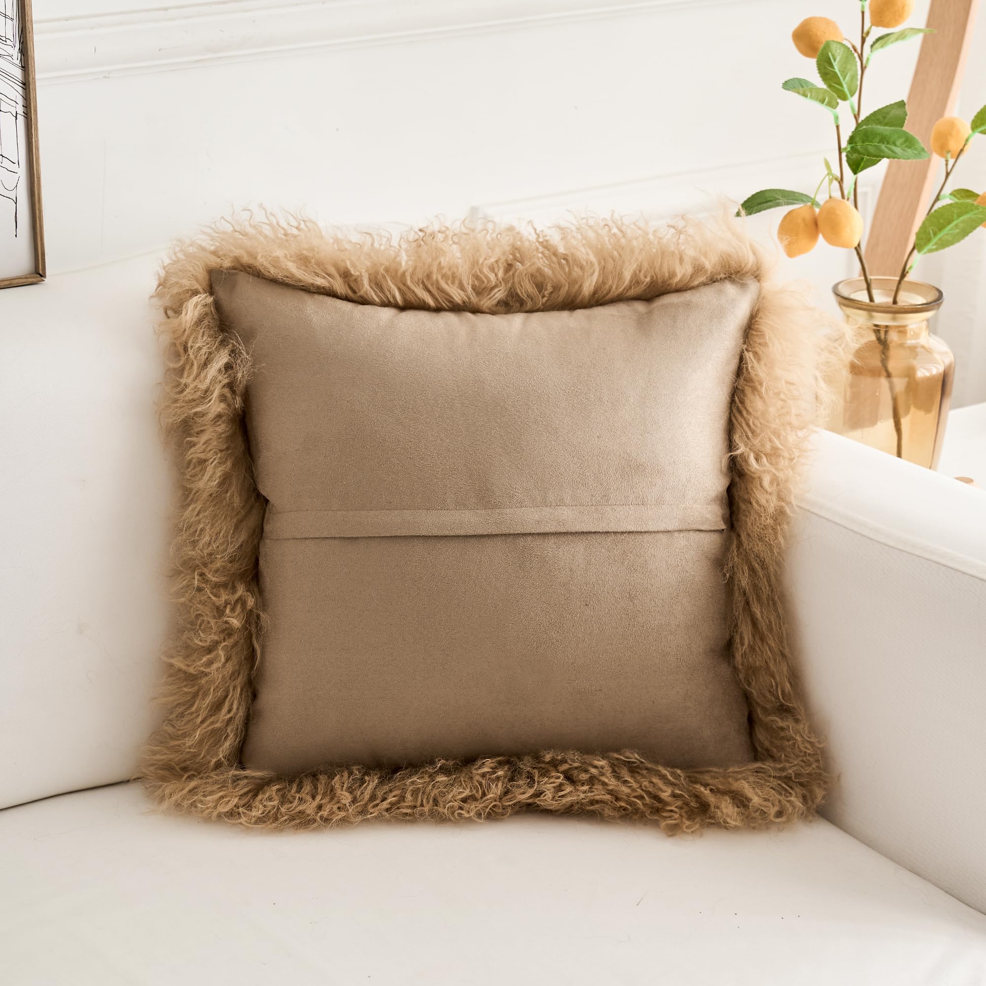 Mongolian Sheepskin Cushions, Rugs & Throws | Eluxury Home