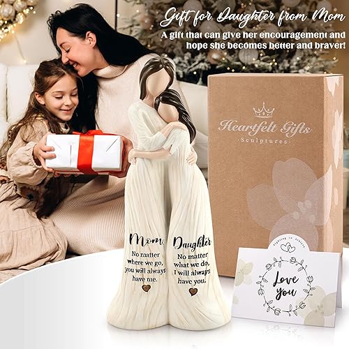Miniatura 4 de Figuras de Mamá e Hija, Regalos de Mamá para Hija, Regalos de Hija para Mamá, Regalo de Navidad y Cumpleaños para Madre e Hija, Regalo de Acción de