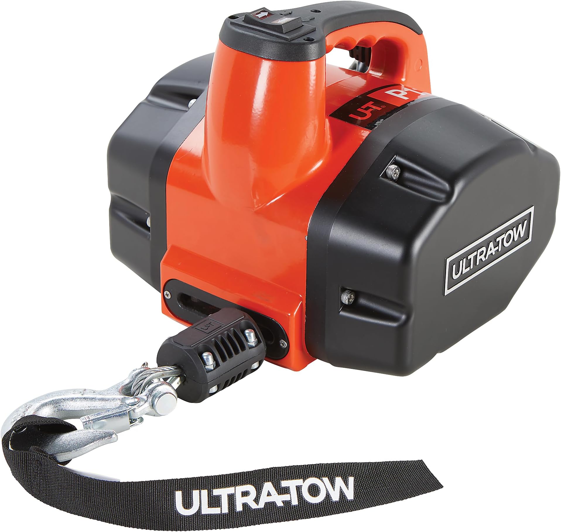 Ultra-Tow Portable Electric Winch, Trailer Winch A380 Aluminum Housing Brushless Motor with 1100 Lbs Capacity, 120 Volt Winch Electric Winch