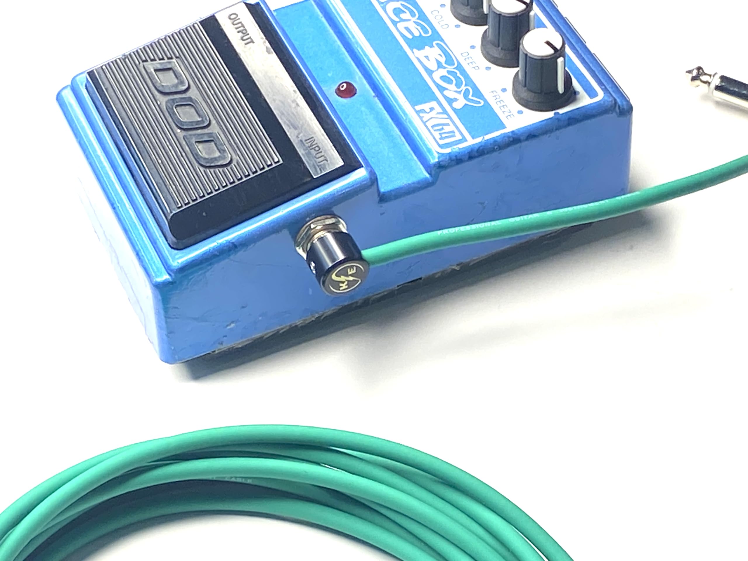 Lötfreies Gitarren-Pedal-Patchkabel-Set, 6 Stück, um DIY-Kabel für Pedalboard herzustellen (grünes Kabel-Set)