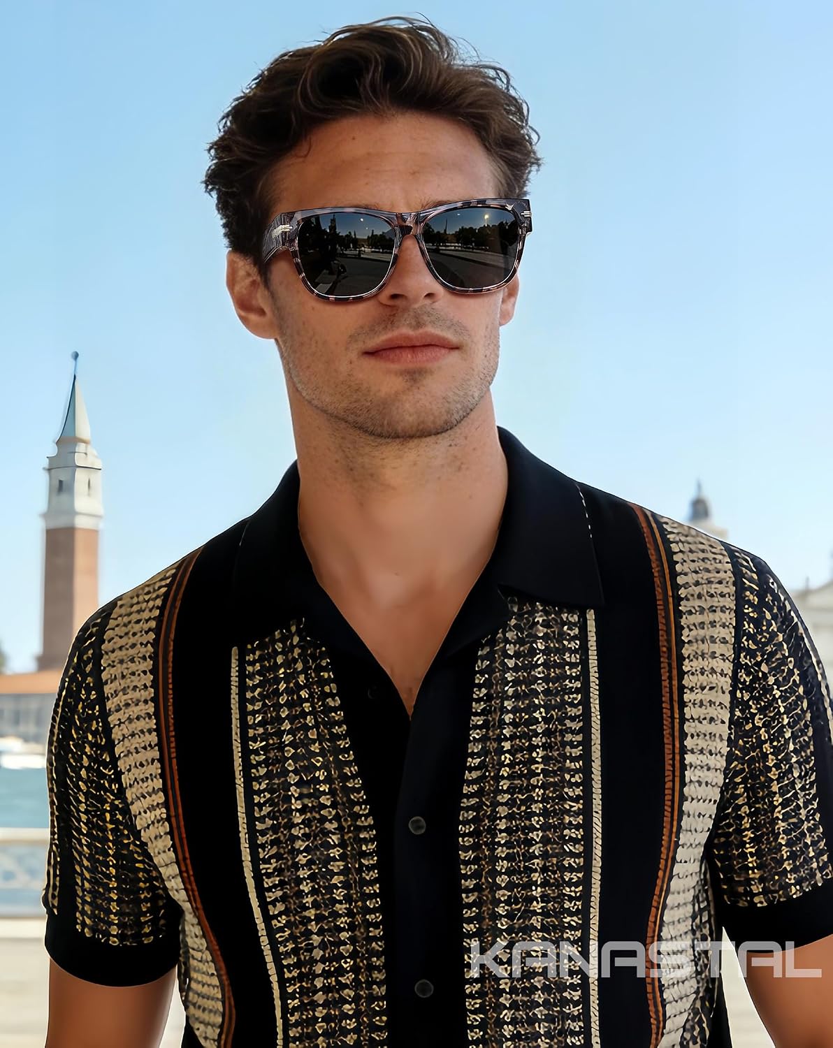 KANASTAL Oversized Over Glasses Sunglasses Square Polarized Sunglasses image 3
