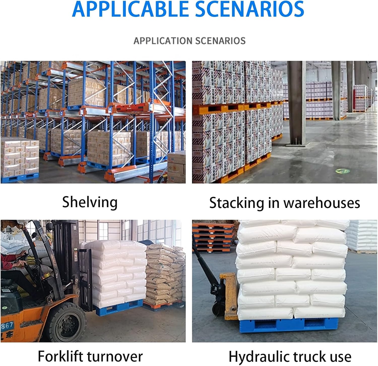 Breathable Mesh Lightweight Pallet,Moisture-proof Floor Pallet,Strong Load-bearing Capacity,Suitable for Basement,warehouse Indoor and Outdoor Different Scenes(100x80x15cm/39.3x31.4x5.9in)