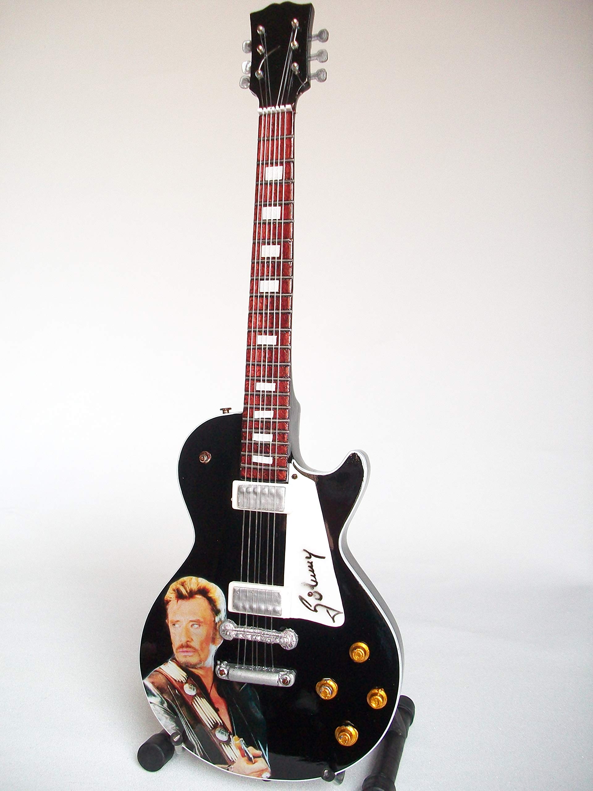 Guitare Miniature Hommage Johnny Hallyday