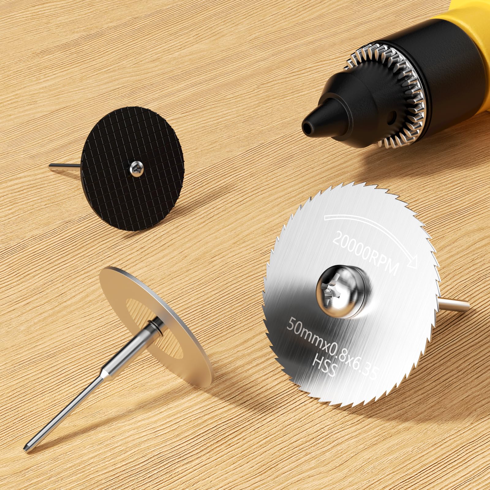 Set 42 Dischi Da Taglio Per Mini Trapano - Lame Per Legno, Metallo E Pietra, Per Smerigliatrici E Utensili Rotanti - Foto 5