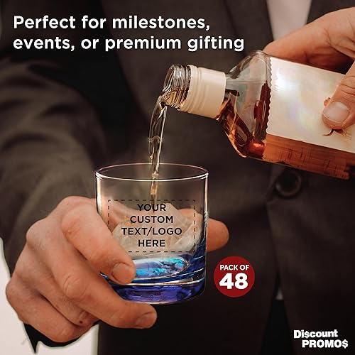 Miniatura 3 de Lexington Rocks - Vaso de whisky personalizado de 10.5 onzas, juego de 48, paquete a granel personalizado, perfecto para escocés, bourbon, whisky,
