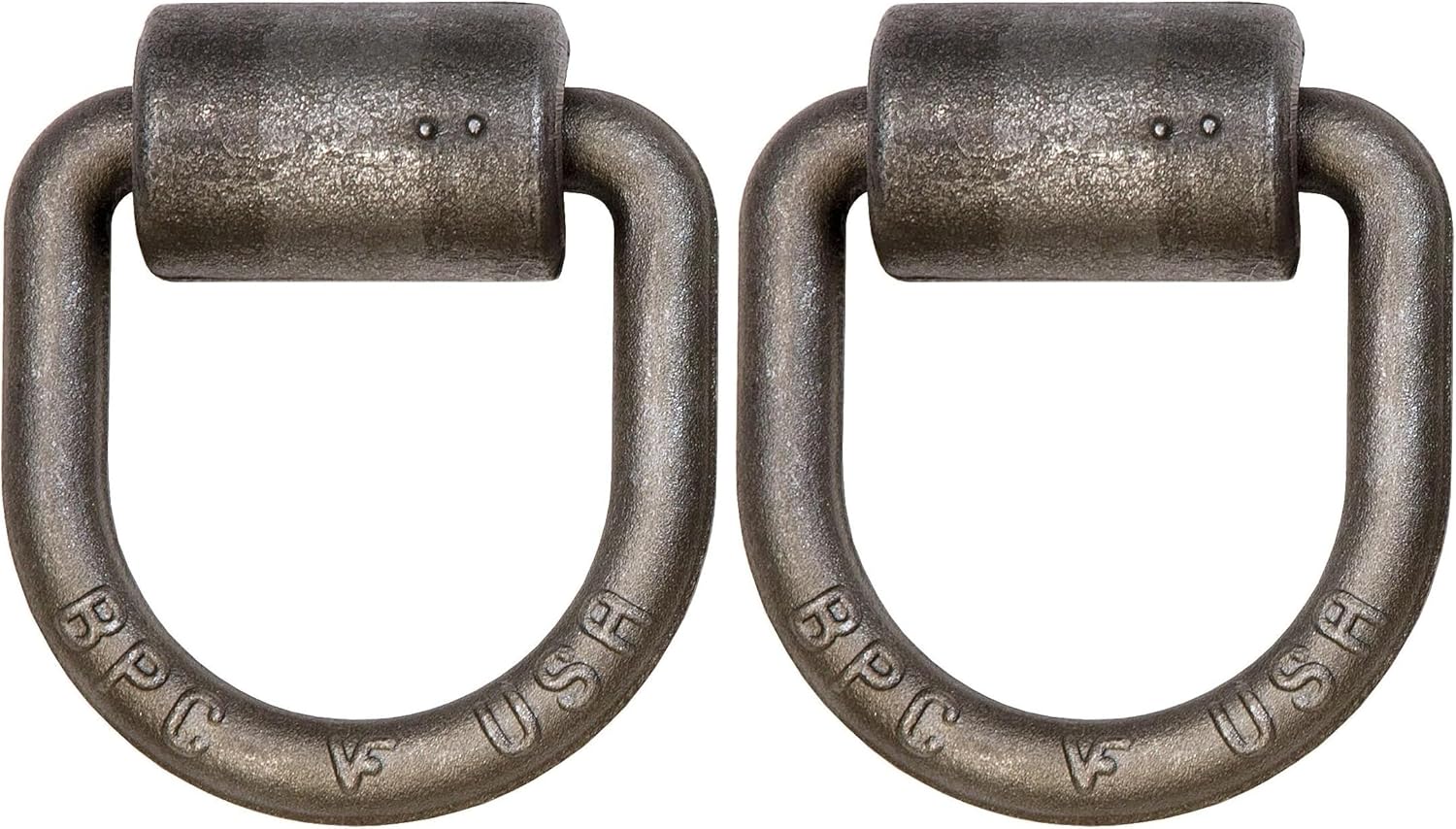 Buyers Products Company Domestic 1/2 inch D-Ring with Weld-On Bracket, 4 Pack