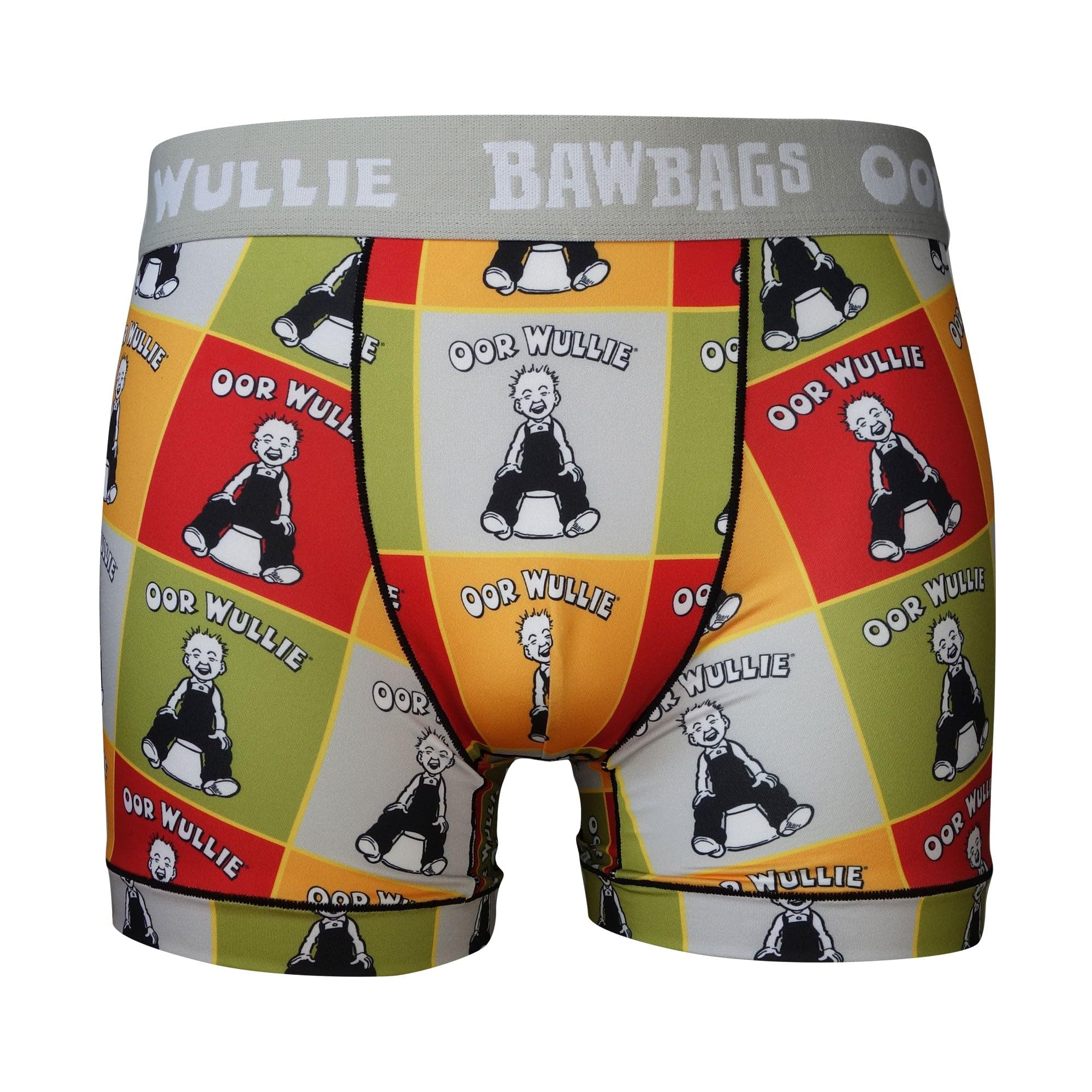 Bawbags Men's Multicolor Oor Wullie Bucket Technical Boxers Xxxxl - Boxers - Moisture Wicking Breathable Fabric - Rude Funny Underwear For - Comfortable Sports Performance Novelty Underpants Gift Idea