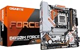 GIGABYTE B850M FORCE Motherboard - AMD Ryzen 9000 Series CPUs, 8+2+2 Phases Digital VRM, up to 9600MHz DDR5 (OC), 1xPCIe 5.0 + 2xPCIe 4.0 M.2, 2.5 GbE LAN, USB 3.2 Gen 2 - 1