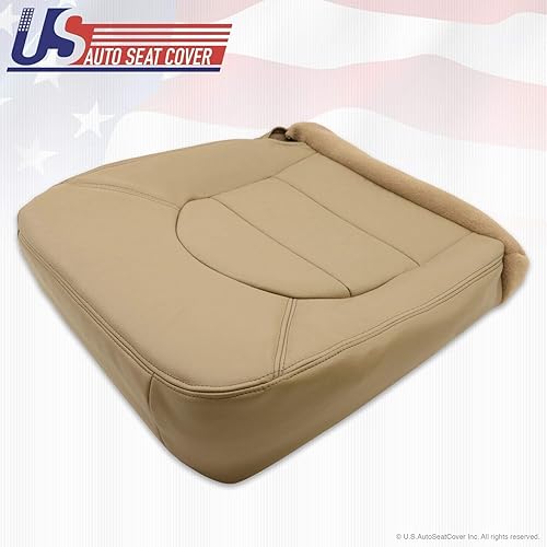 Miniatura 6 de 99 para Ford F350 Lariat Driver & Passenger Bottom Funda de asiento de cuero de repuesto marrón