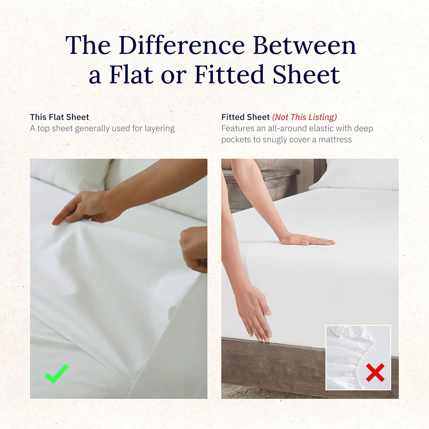 100% Cotton Flat Sheet - 600 Thread Count, Soft and Crisp, Breathable, Top Sheet Only, Ultra Premium Sateen Weave Twin Bed Sheets, 1 Piece Flat Sheet (Bright White)