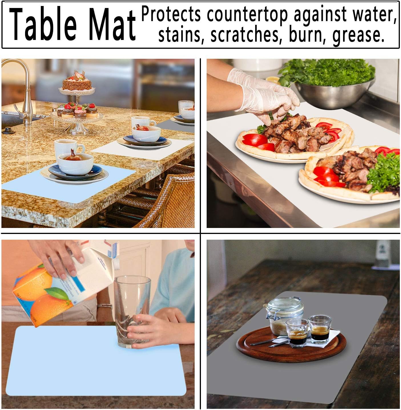 Silicone Crafts Mat, Silicone Sheets for Crafts, Painting, Nail Arts