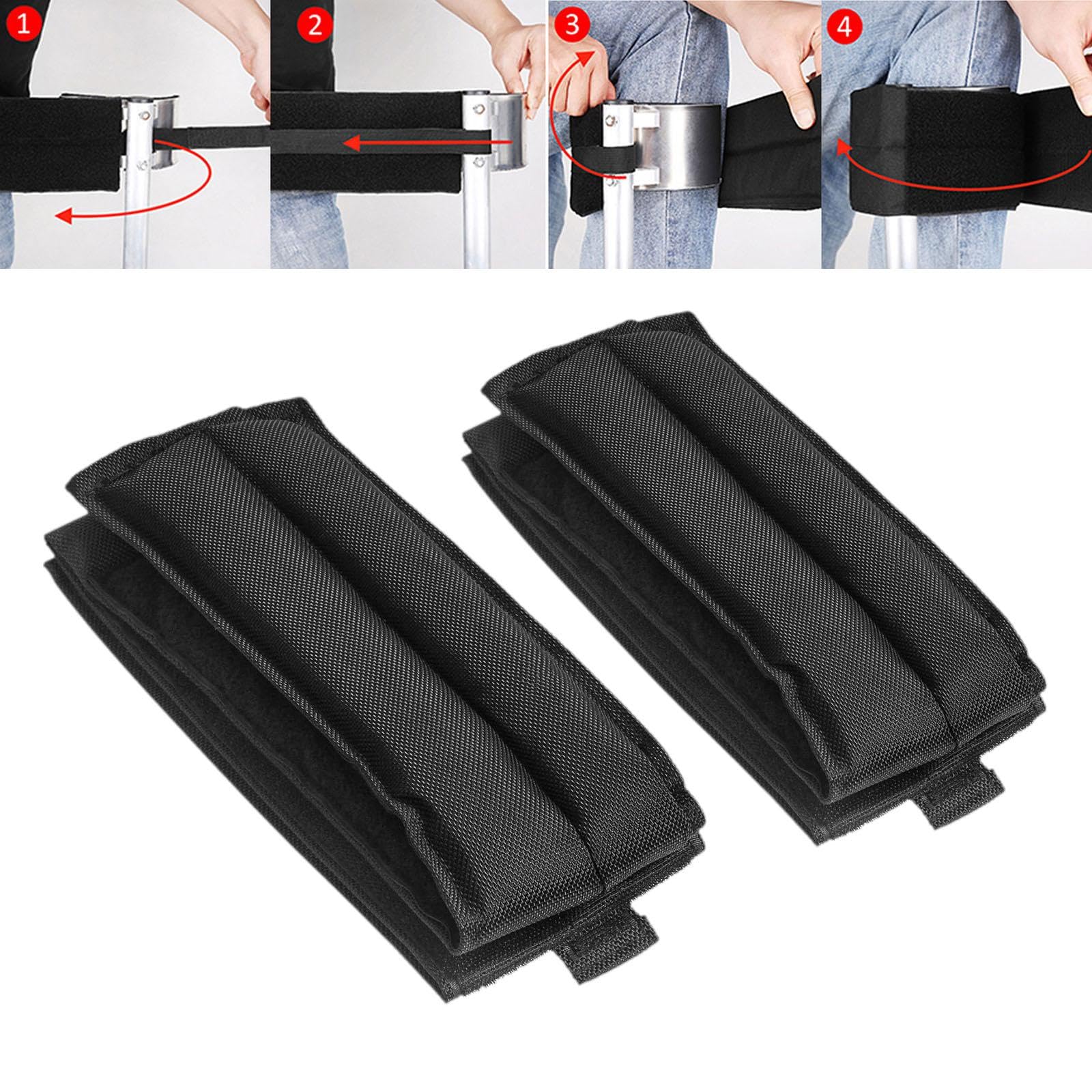 perfk Sangles spéciales pour échasses de plaquiste, pièce de rechange pour support de jambes, sangles rembourrées confortables et larges pour échasses de