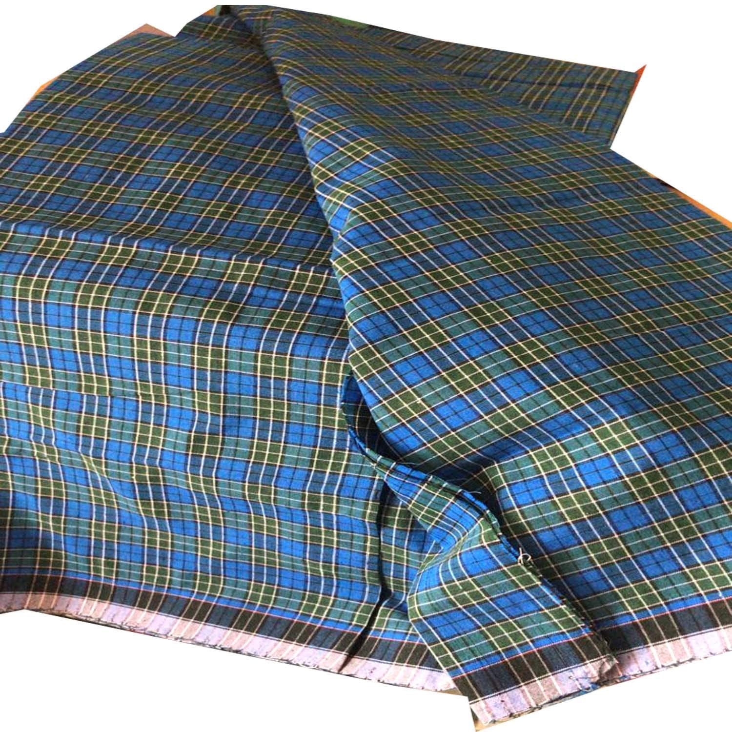 Craftopia Overseas Multi Color Cotton Printed Lungi for Men's, Combo of 3, Size-2meters (Lungis),Various Designs