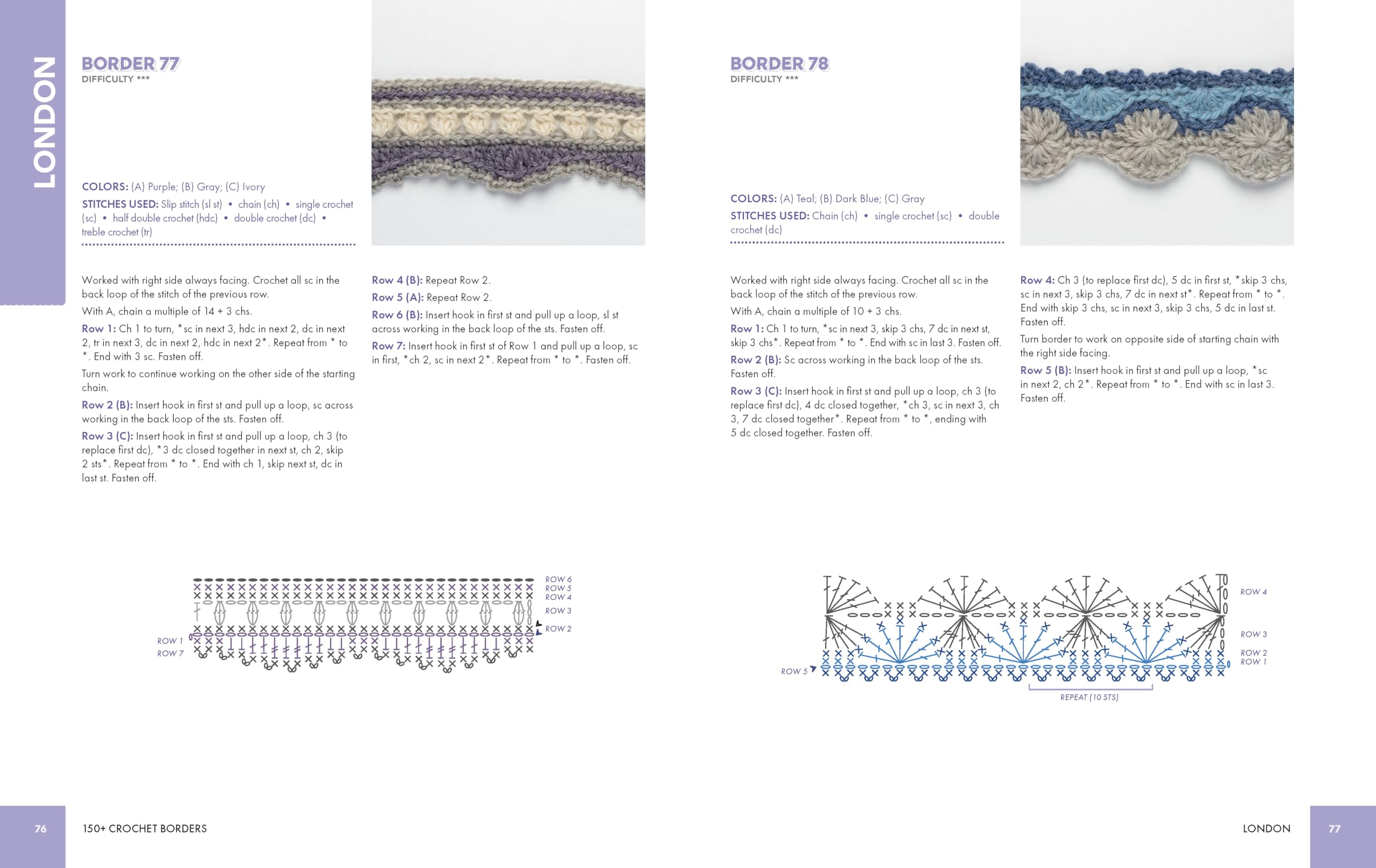 150+ Crochet Borders: Edgings and Decorative Finishes for Every Project―Inspired by Cities Around the World