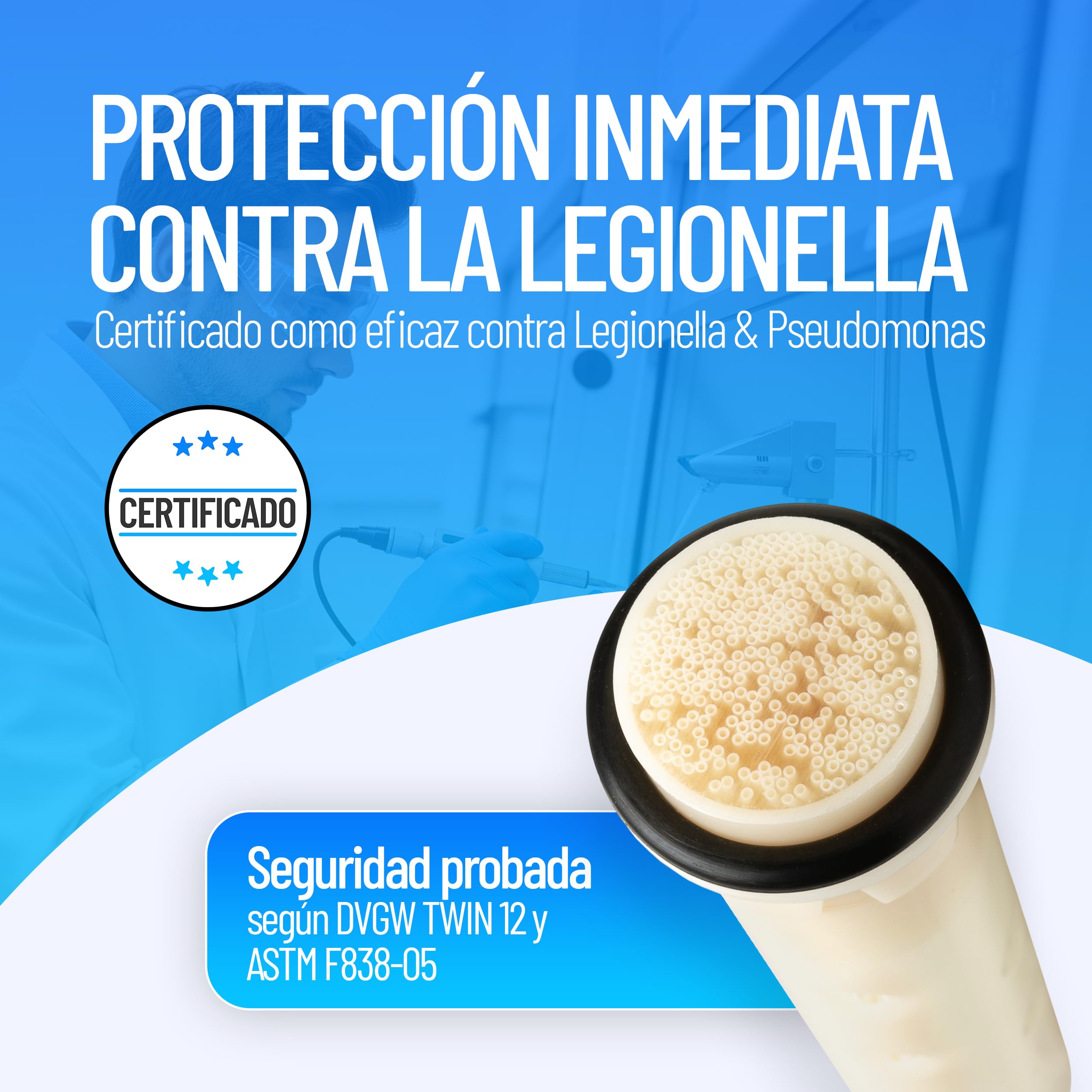 Safety Uso Membrana filtro especial para alcachofa de ducha