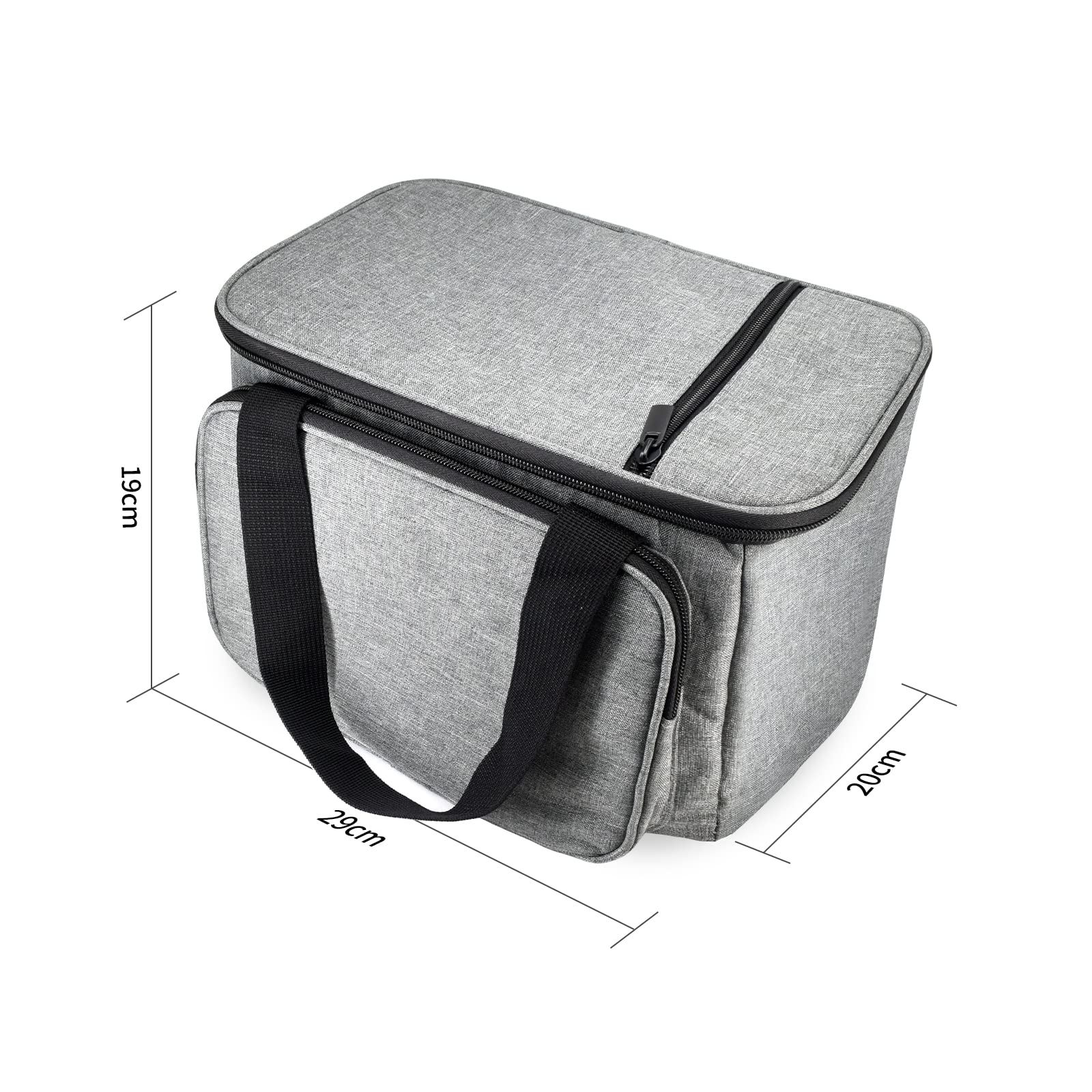 JOYSOG Custodia da trasporto per macchina da stampa Cricut, borsa da viaggio portatile da viaggio (grigia)