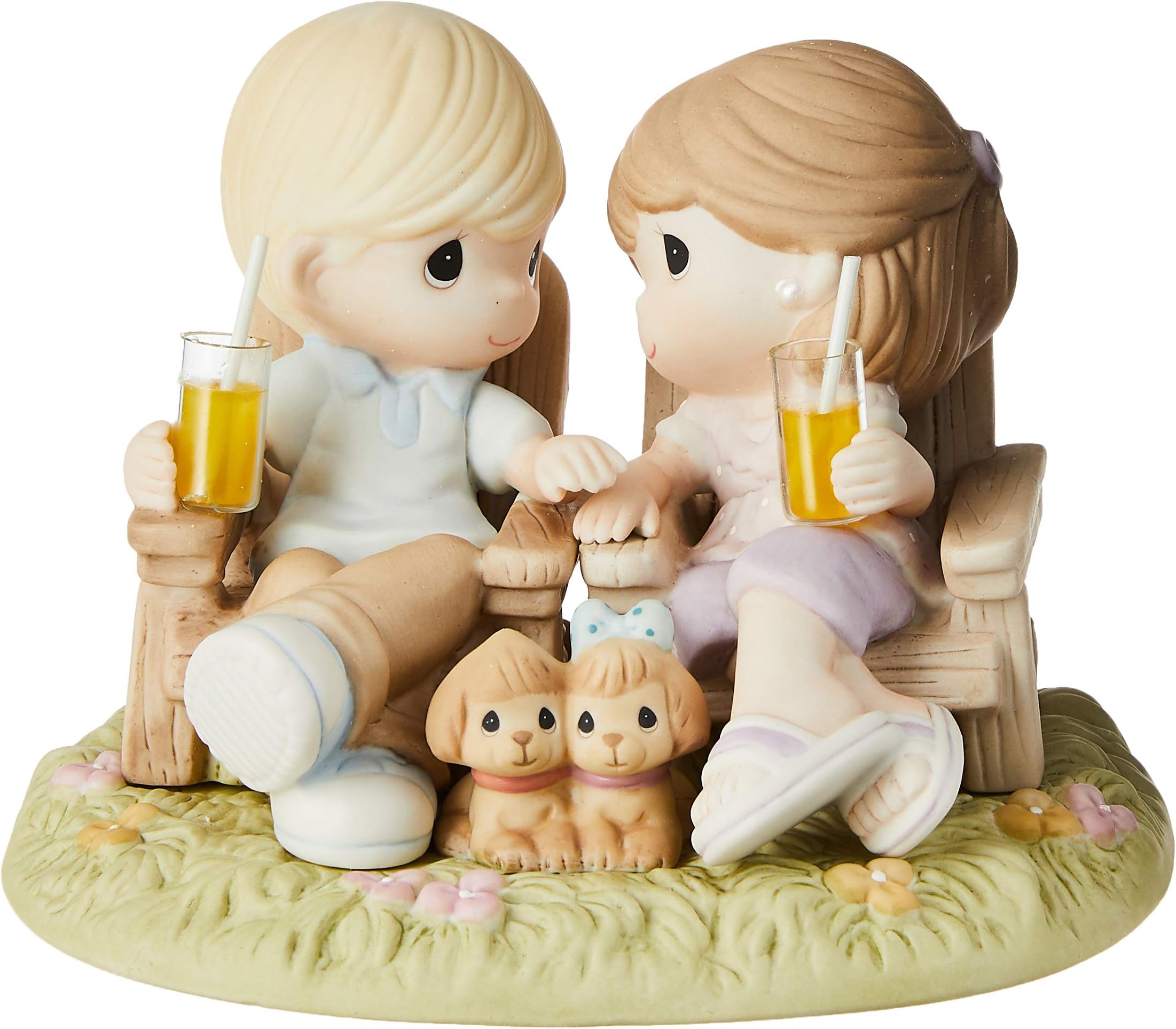 Precious Moments 201030 Walk with Me Through Life Bisque Porcelain Figurine, One